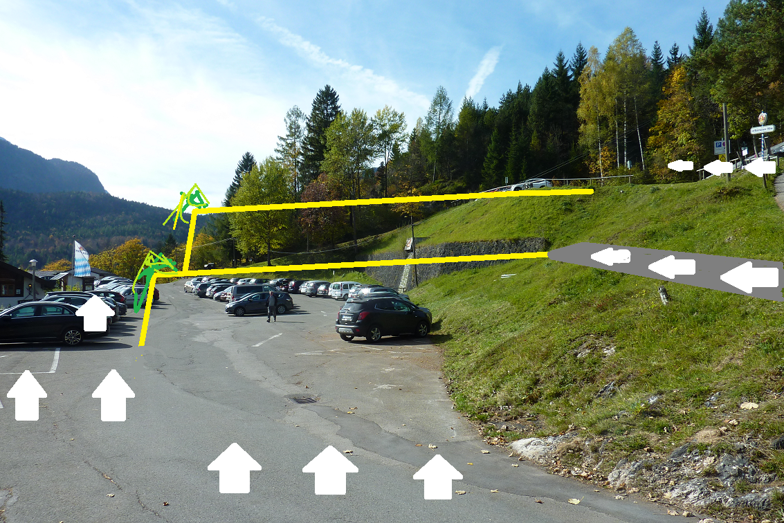 Parkplatz Sessellift Aufstockung Skizze 01